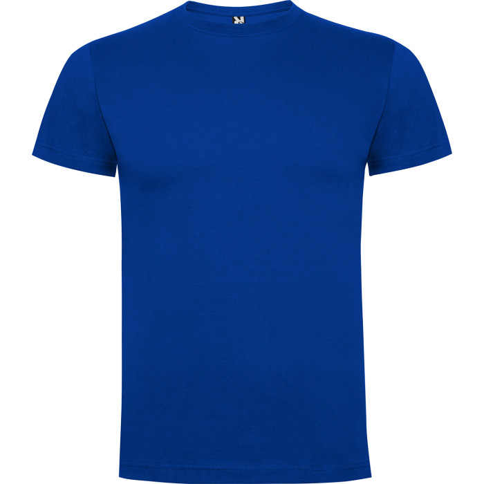 Polera Algodón Manga Corta Azul