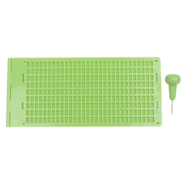 Tablero de escritura Braille 9 líneas y 30 celdas