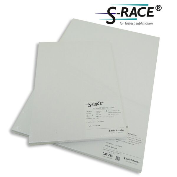 Papel de sublimacion S-race tamaño A3
