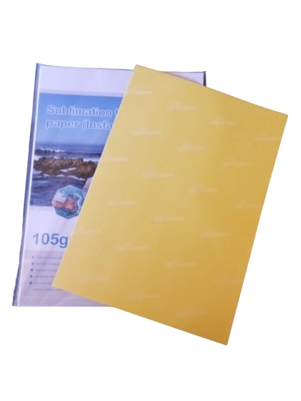 Papel de sublimacion amarillo tamaño A3
