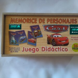 Memorice de cars de madera