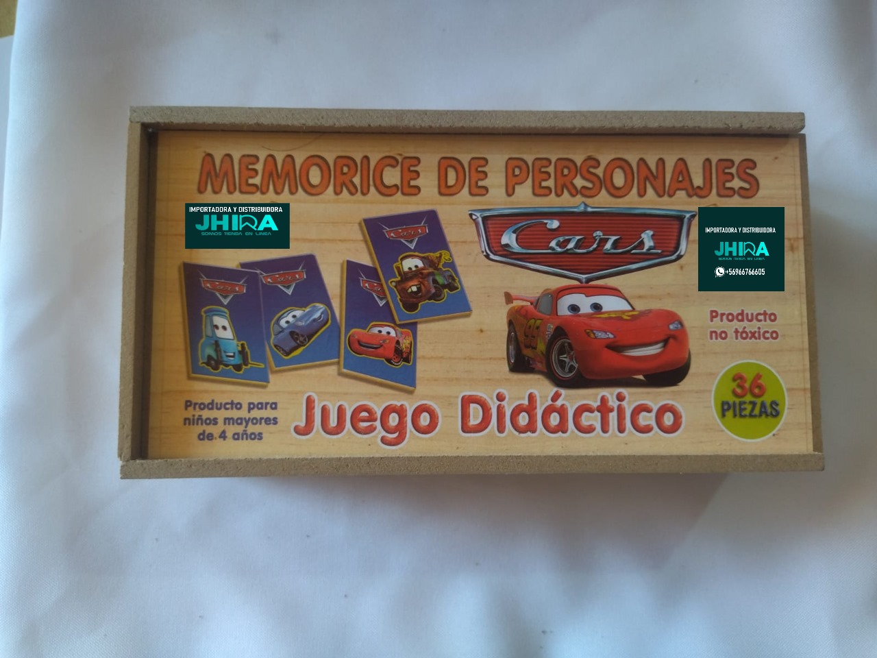 Disney Pixar Cars 3 Libro y Modelo Armable En Madera