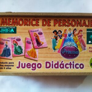 Memorice princesas de madera
