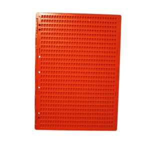 *Regleta Braille Naranja 27 Líneas x 30 Celdas con Punzón Incluido*