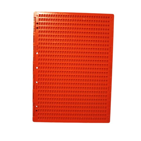 *Regleta Braille Naranja 27 Líneas x 30 Celdas con Punzón Incluido*