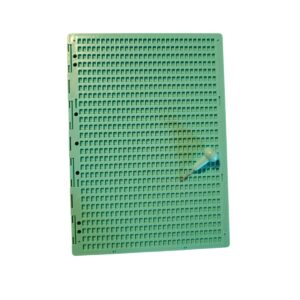 *Regleta Braille Verde 27 Líneas x 30 Celdas con Punzón Incluido*