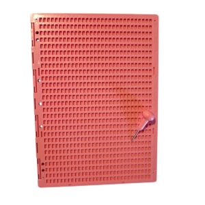 *Regleta Braille Rosada 27 Líneas x 30 Celdas con Punzón Incluido*