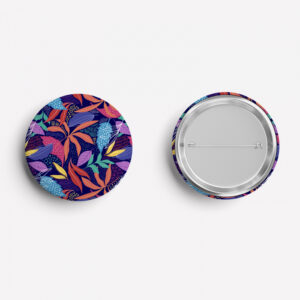 Chapitas Metálicas 25 mm con Alfiler – Pack x100 unidades | Insumos para Personalizar