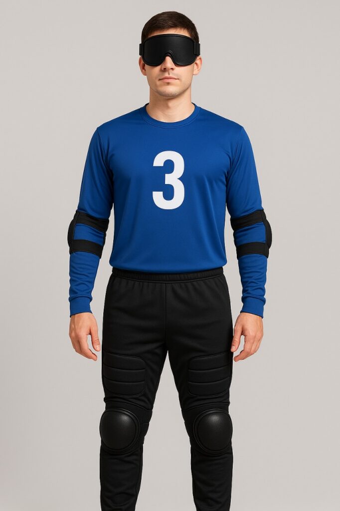 uniforme de goal ball